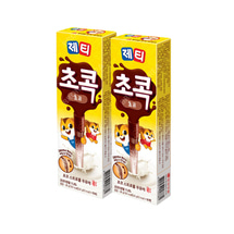 제티초콕 초코맛 3.6g 10t 2개 총 20개 어린이간식 우유급식 제티 제티스틱